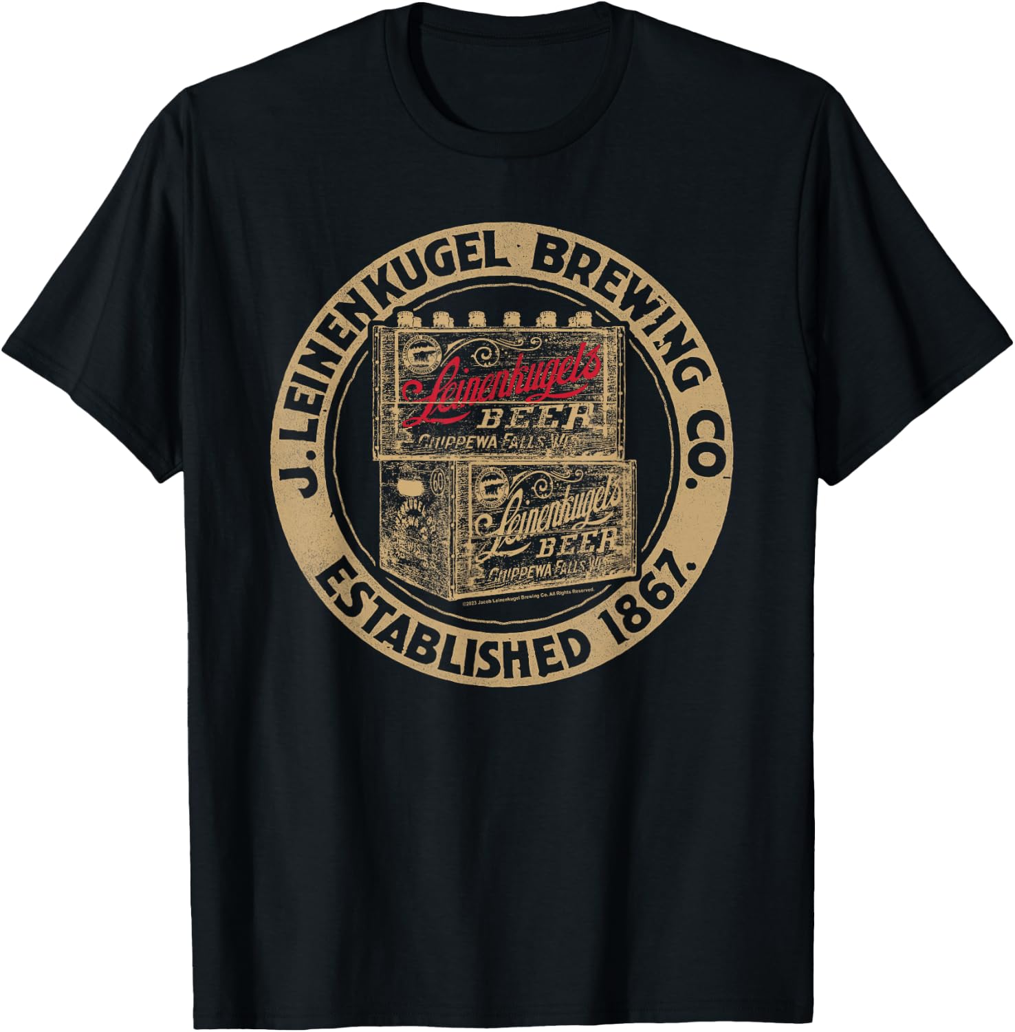 Leinenkugels - Beer Case T-Shirt - T-Shirt | Black