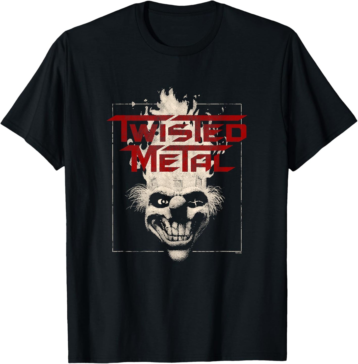 Twisted Metal Sweet Tooth Head T-Shirt - T-Shirt | Black