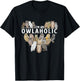 I'm An Owlaholic - Owl Bird Animal Lover Ornithology Nature T-Shirt - T-Shirt | Black