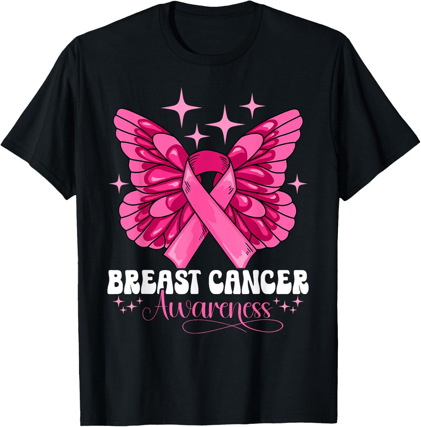 Breast Cancer Awareness T-Shirt - T-Shirt | Black