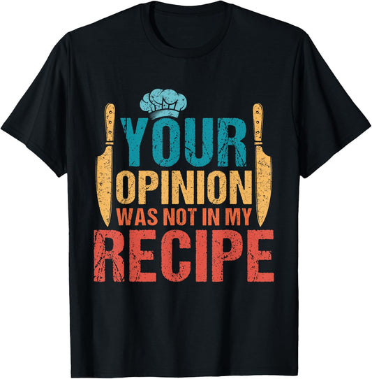 Funny Chef Culinary Cook Lover Recipe Design Women T-Shirt - T-Shirt | Black