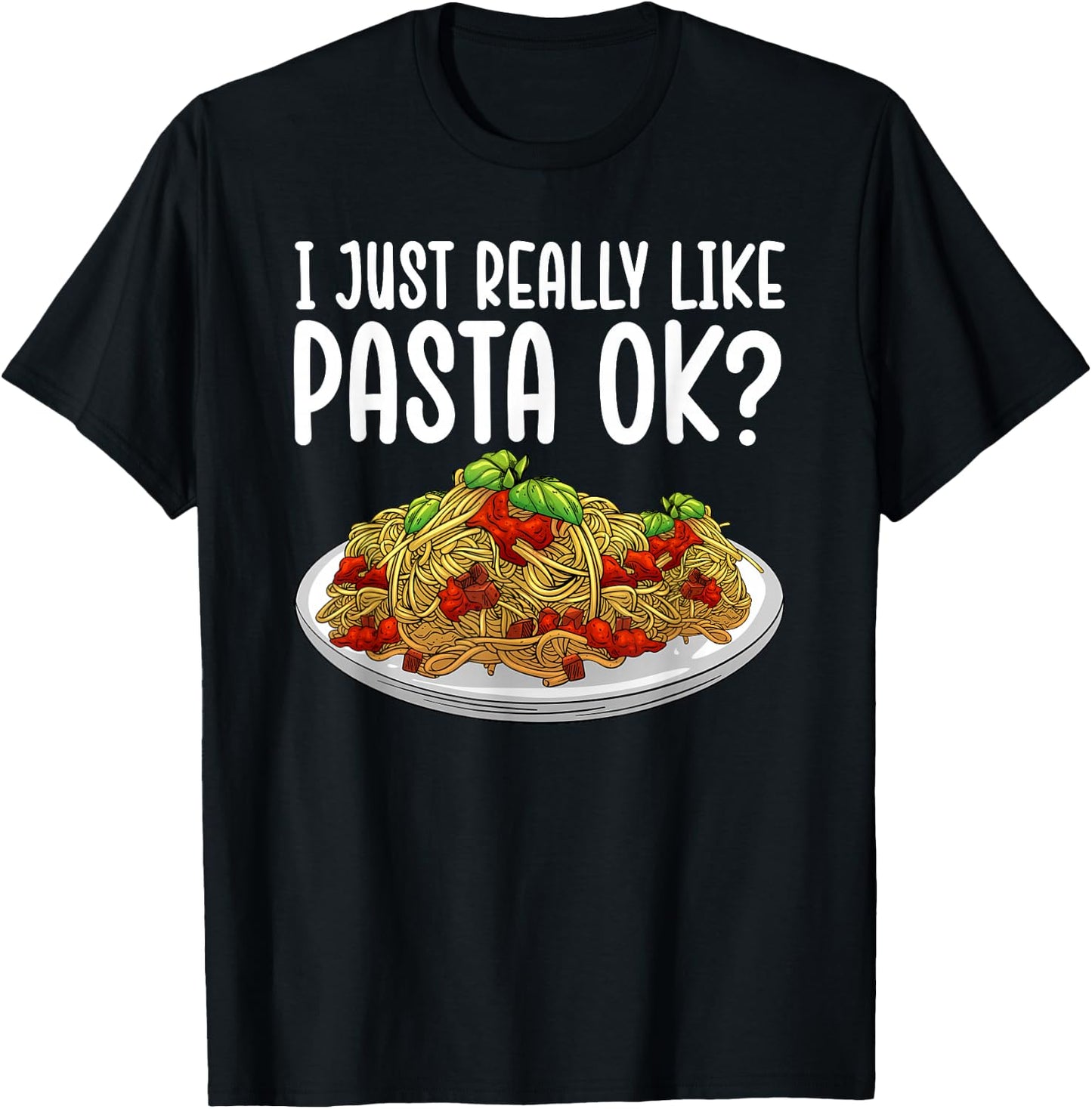 Best Pasta Art Women Kids Italian Dish Pasta Lover T-Shirt - T-Shirt | Black