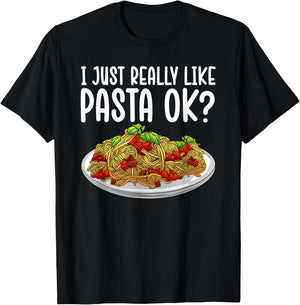 Best Pasta Art Women Kids Italian Dish Pasta Lover T-Shirt - T-Shirt | Black