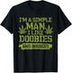I'm a Simple Man I Like Doobies and Boobies T-Shirt - T-Shirt | Black