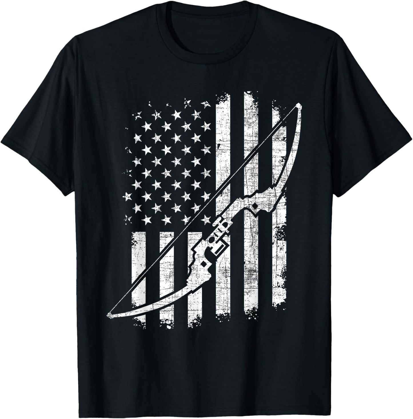 Camo Bowhunting - Archery Lover Archer Bowman T-Shirt - T-Shirt | Black