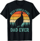Funny Vintage Best Guinea Fowl Dad Ever Father's Day T-Shirt - T-Shirt | Black