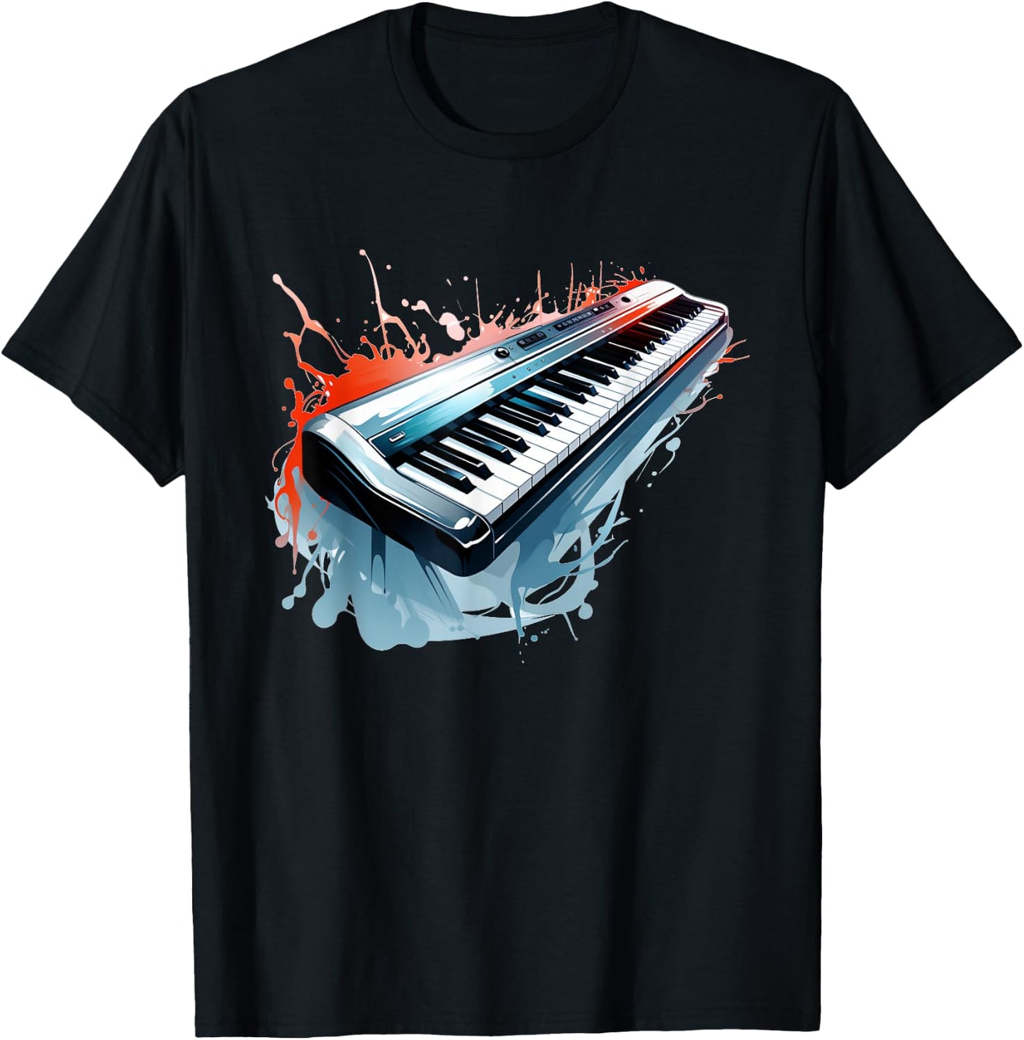 Music Keyboard Costume for Boys and Girls T-Shirt - T-Shirt | Black