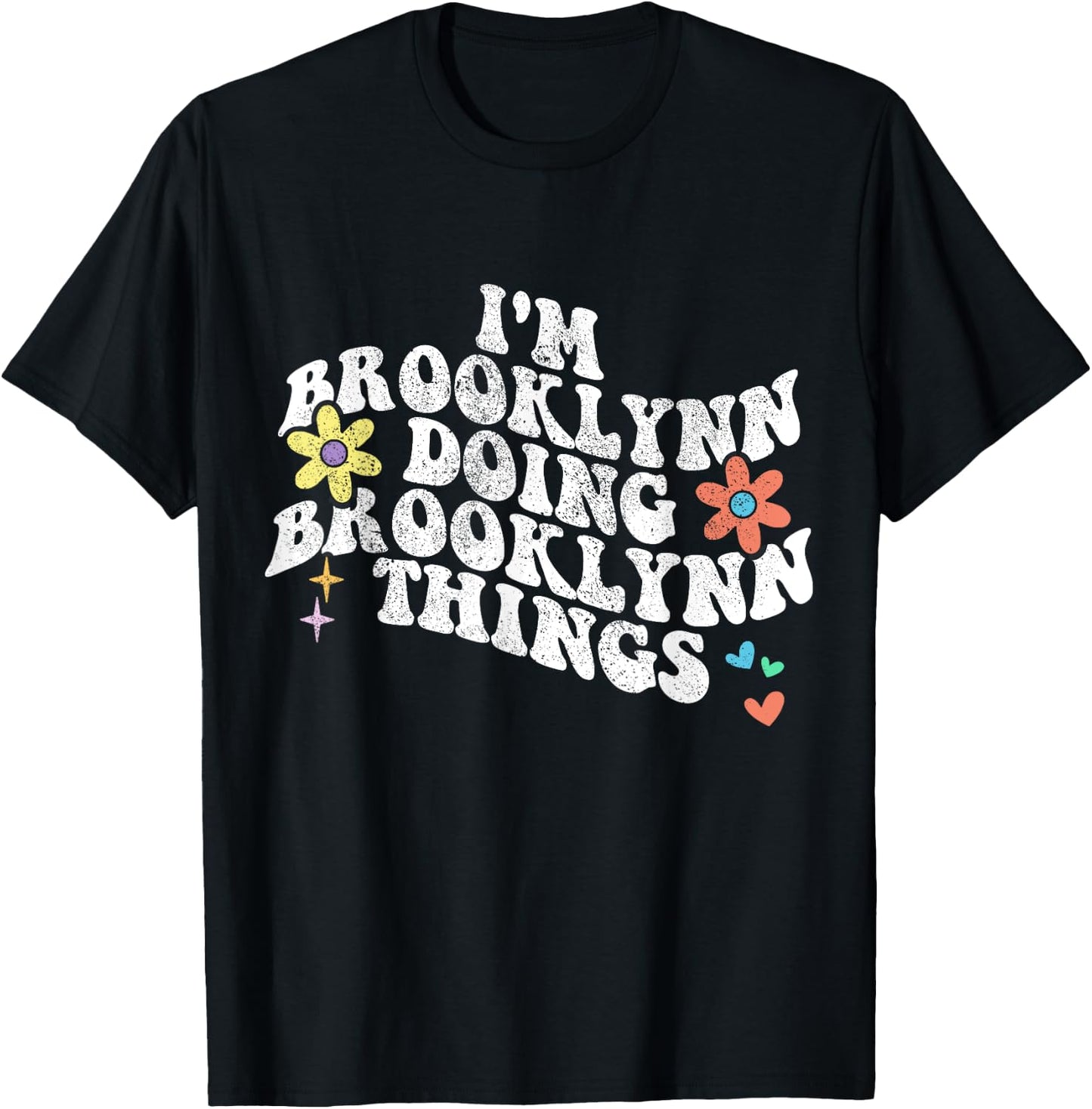 Retro Im BROOKLYNN Doing BROOKLYNN Things Funny Mother's Day T-Shirt - T-Shirt | Black