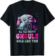 All The Pretty Ghouls Walk Like-This Halloween Wheelchair T-Shirt - T-Shirt | Black