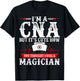 I'm a CNA but It's Cute How You Thought - Funny CNA Nurse T-Shirt - T-Shirt | Black