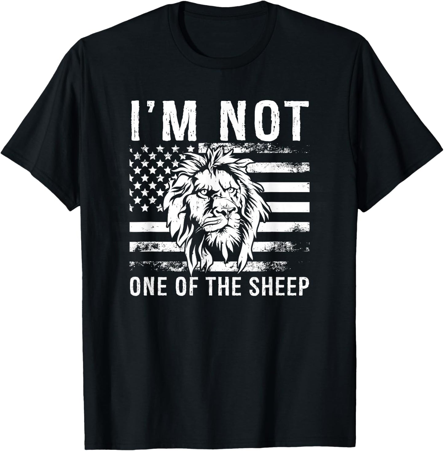 I Am Not One Of The Sheep T-Shirt - T-Shirt | Black
