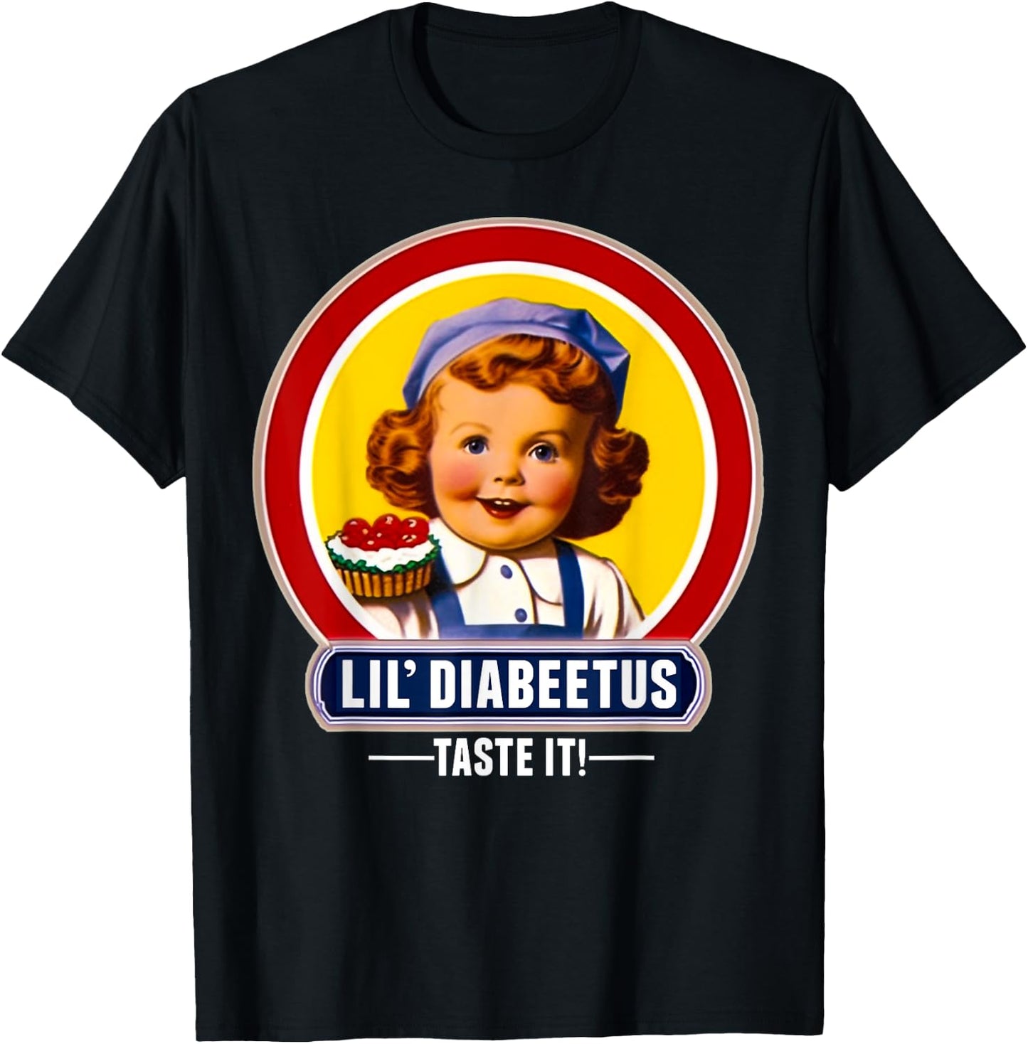 Lil Diabeetus Tasteless Type 1 Type 2 Diabetes Diabetic T-Shirt - T-Shirt | Black