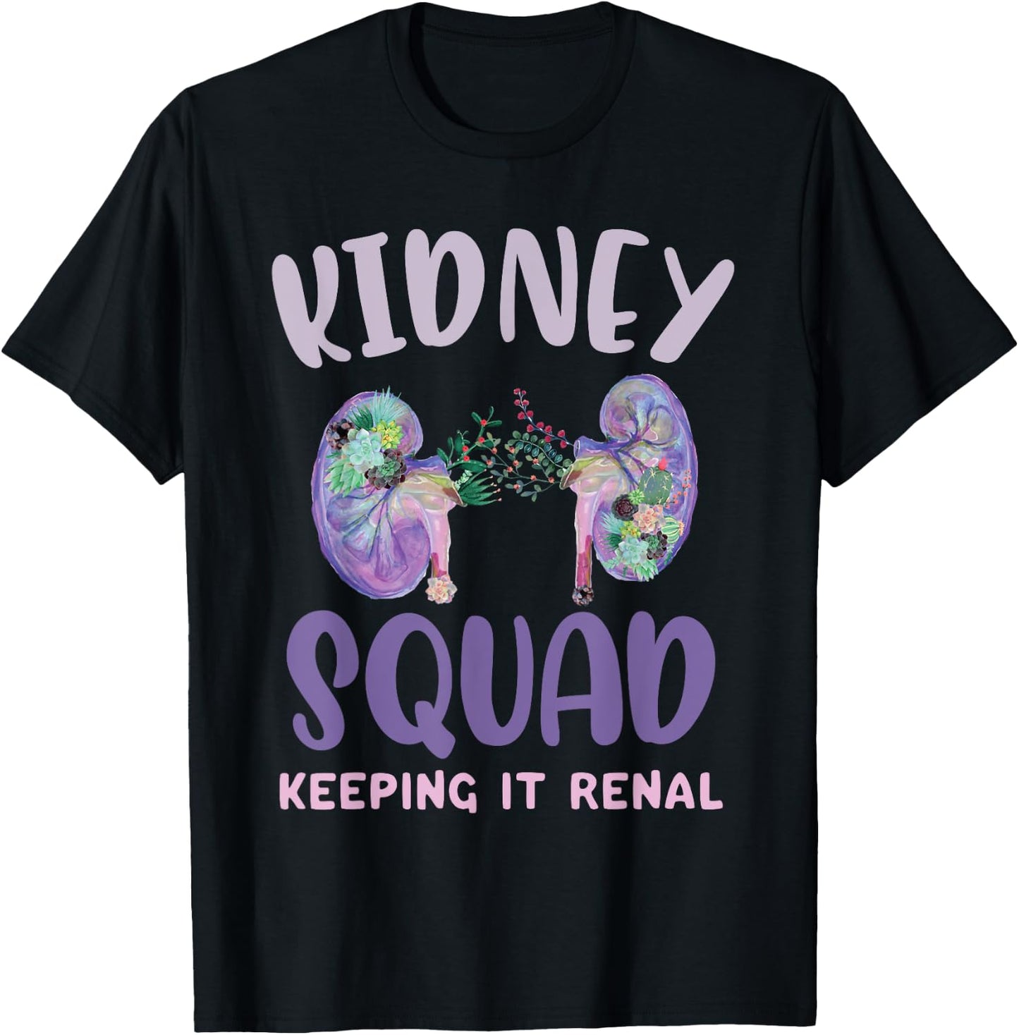 Kidney Squad Keeping It Renal Dialysis Technician Tech Nurse T-Shirt - T-Shirt | Black