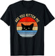 Are you kitten me right Meow T-Shirt - T-Shirt | Black