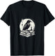 Raven Reading Book Occult Crow T-Shirt - T-Shirt | Black