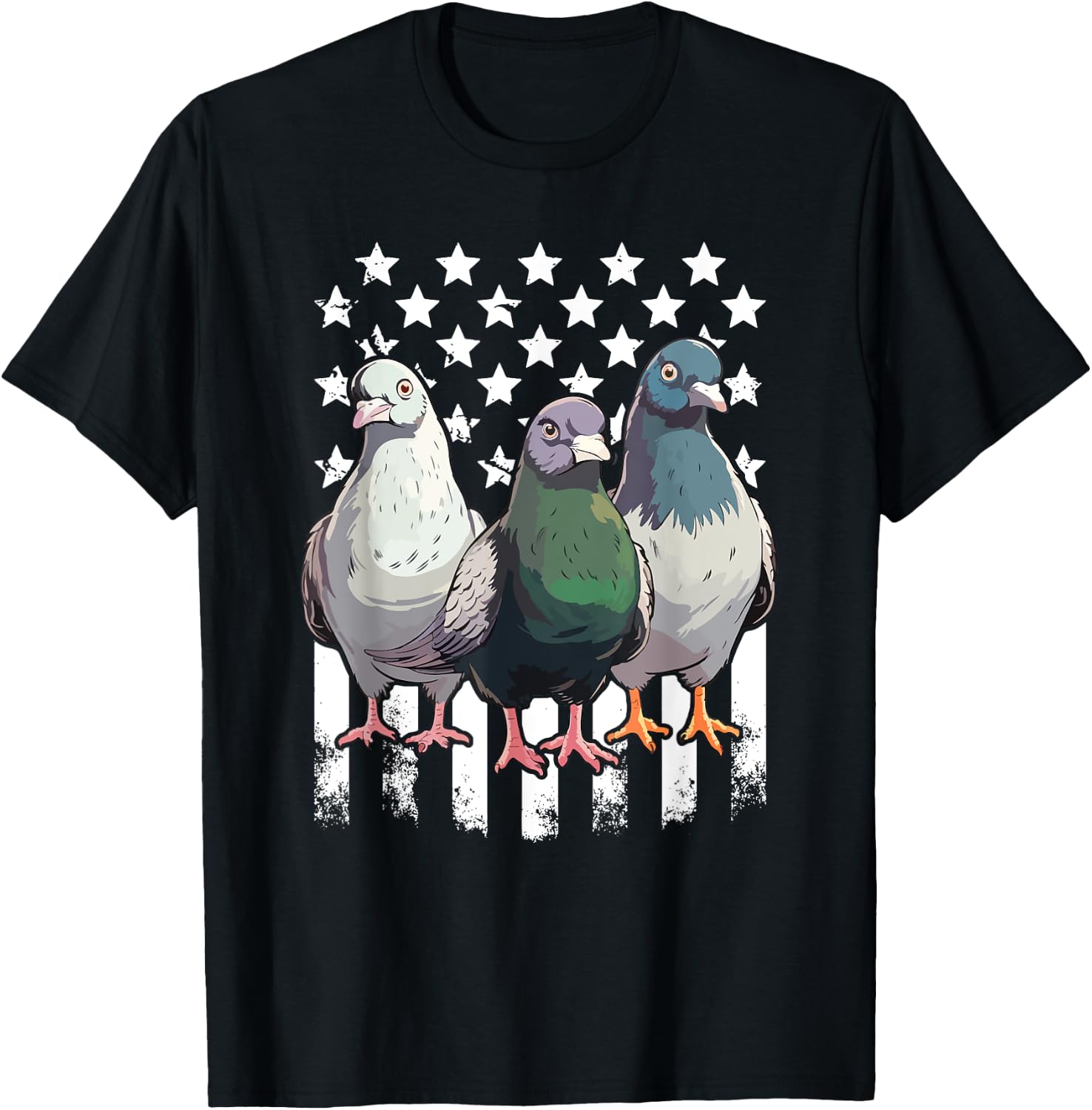 Pigeon USA T-Shirt - T-Shirt | Black