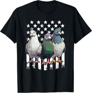 Pigeon USA T-Shirt - T-Shirt | Black