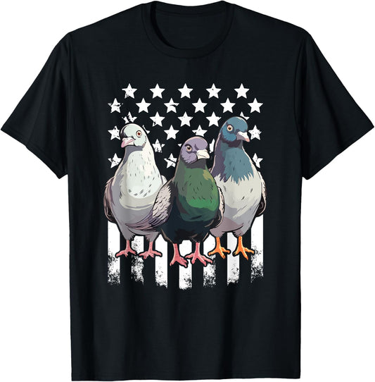Pigeon USA T-Shirt - T-Shirt | Black