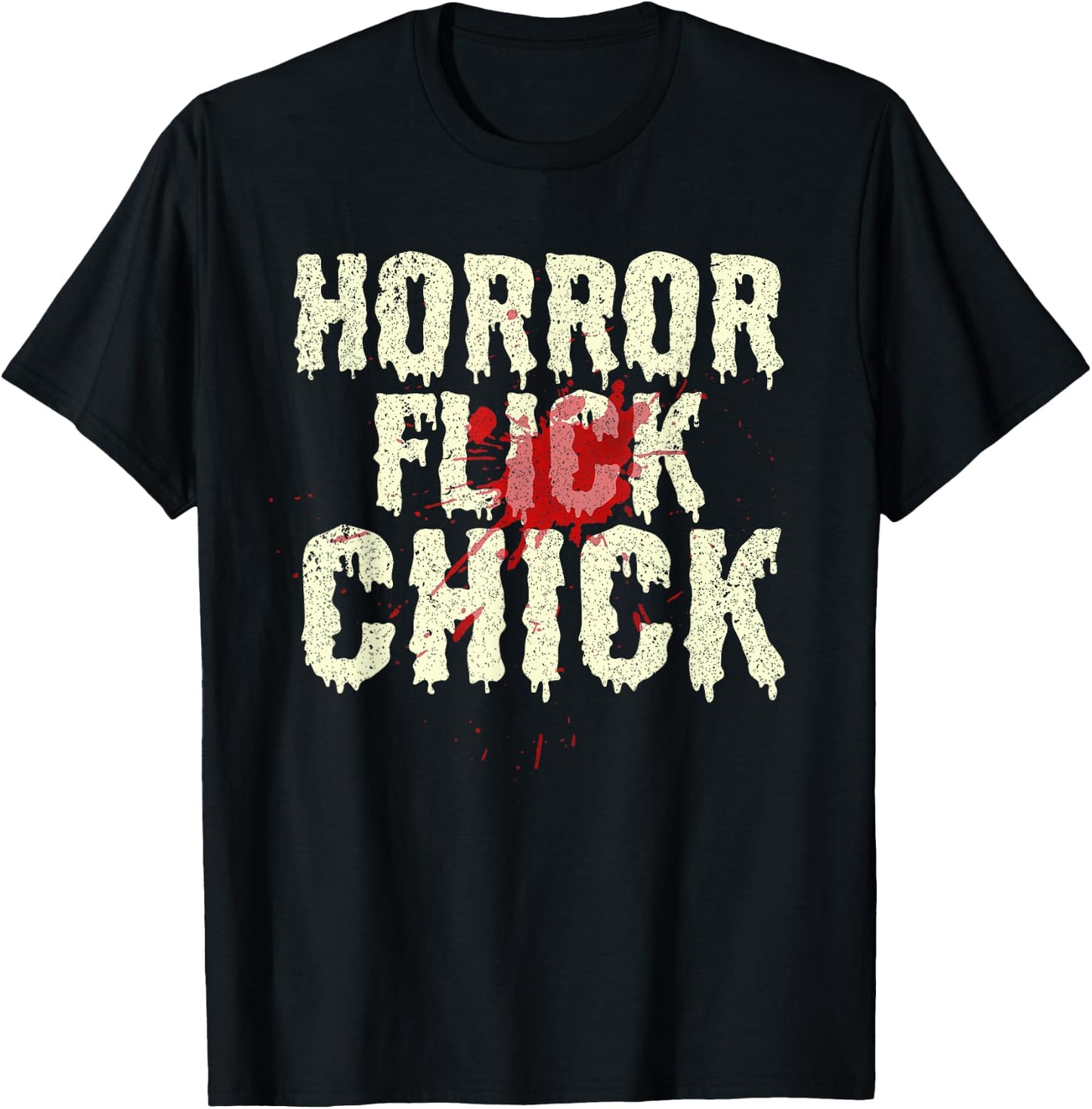 Funny Horror Art Women Halloween Film Horror Movie T-Shirt - T-Shirt | Black