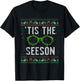 Optometry Christmas Season Tis The Seeson Ugly Sweater Xmas T-Shirt - T-Shirt | Black
