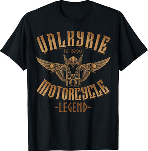 Valkyrie F6 1520cc Motorcycle Legend Biker T-Shirt - T-Shirt | Black