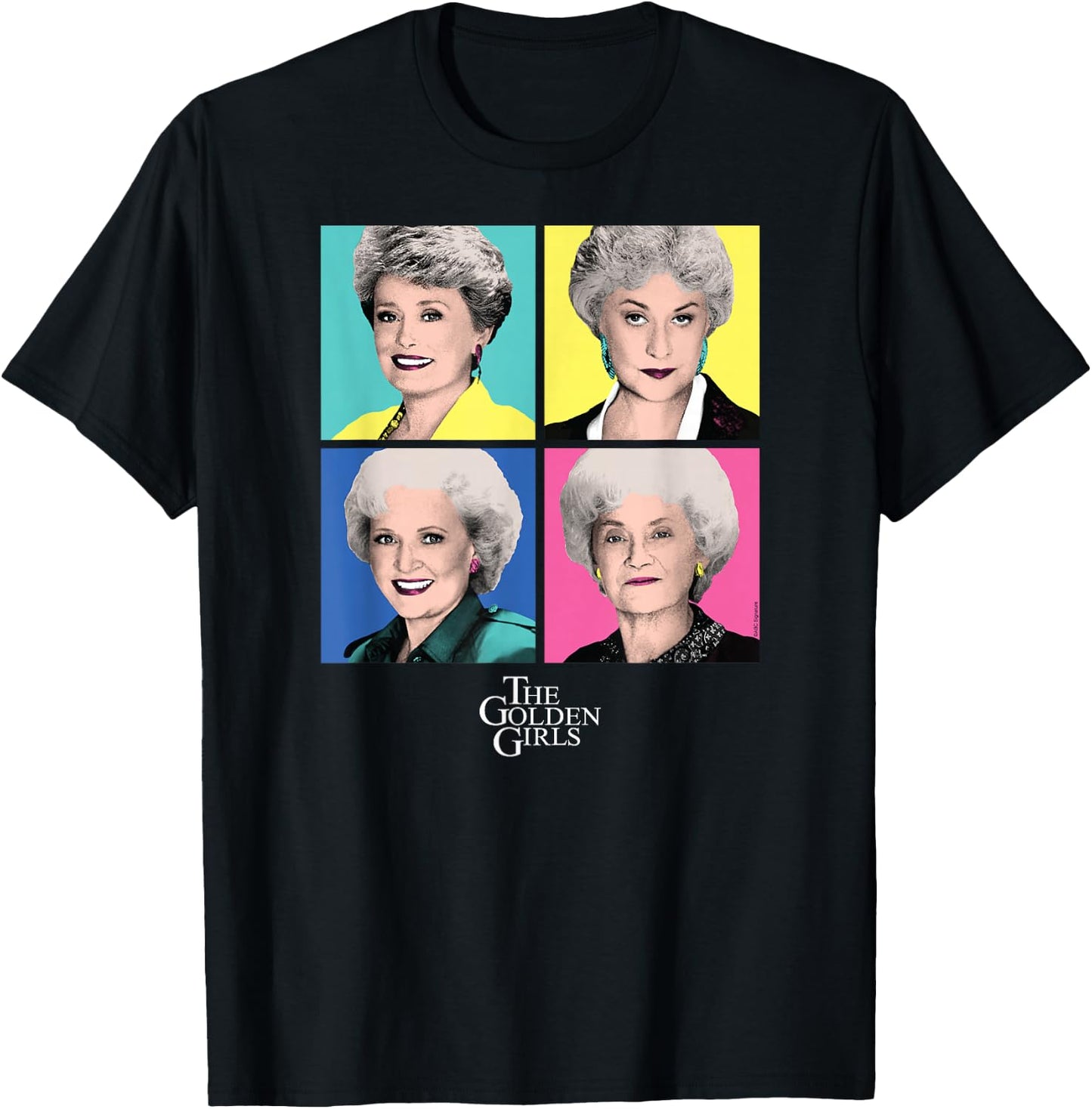 The Golden Girls - Group Pop Art T-Shirt - T-Shirt | Black