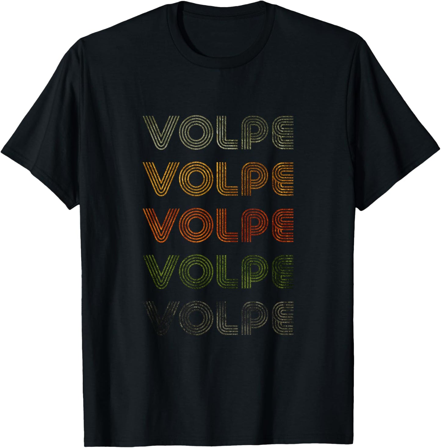 Love Heart Volpe Grunge Vintage Style Black Volpe T-Shirt - T-Shirt | Black