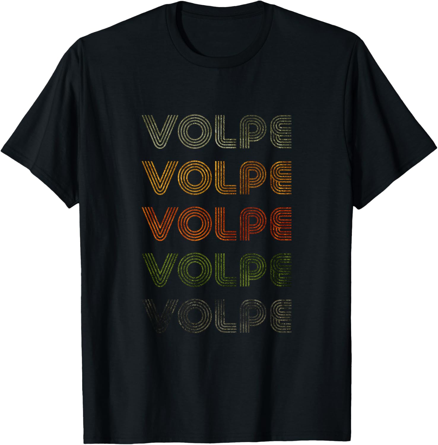 Love Heart Volpe Grunge Vintage Style Black Volpe T-Shirt - T-Shirt | Black