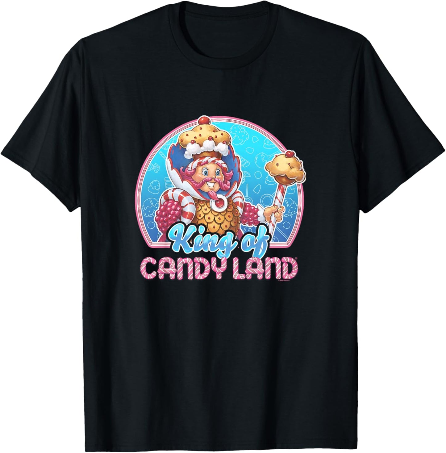 Candy Land King Kandy Vintage Portrait Logo T-Shirt - T-Shirt | Black