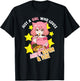 Just A Girl Who Loves Anime Ramen Yuri Lesbian Otaku Weeb T-Shirt - T-Shirt | Black