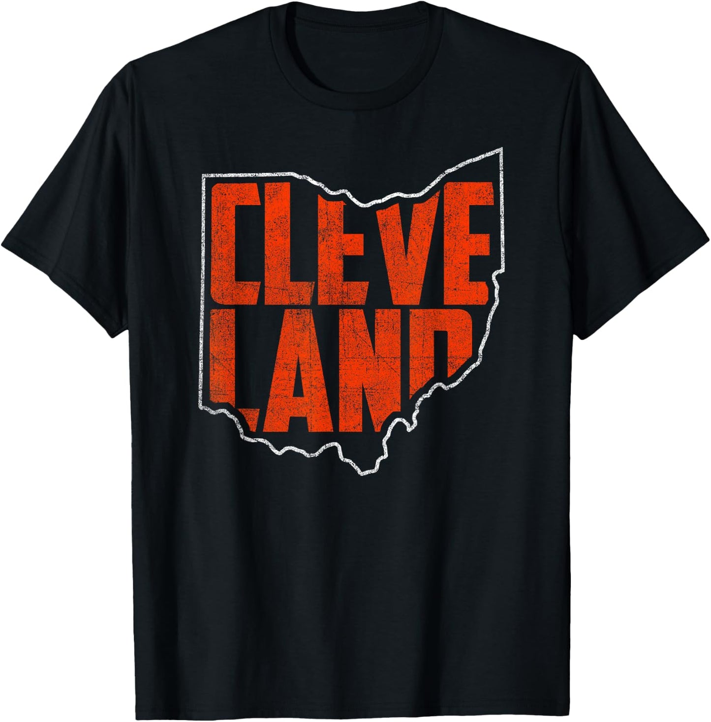 Vintage Cleveland Ohio Retro Souvenir for Boys Girls & Kids T-Shirt - T-Shirt | Black