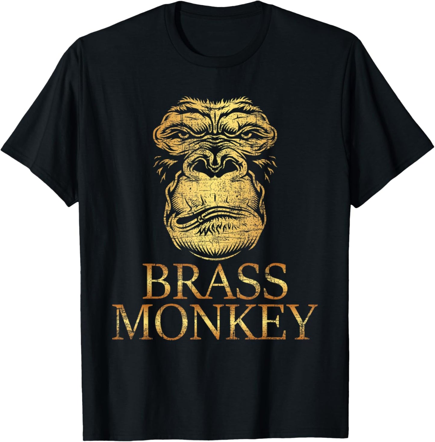 Brass Monkey - Monkeys Zoo Animal Lover Primate Zookeeper T-Shirt - T-Shirt | Black