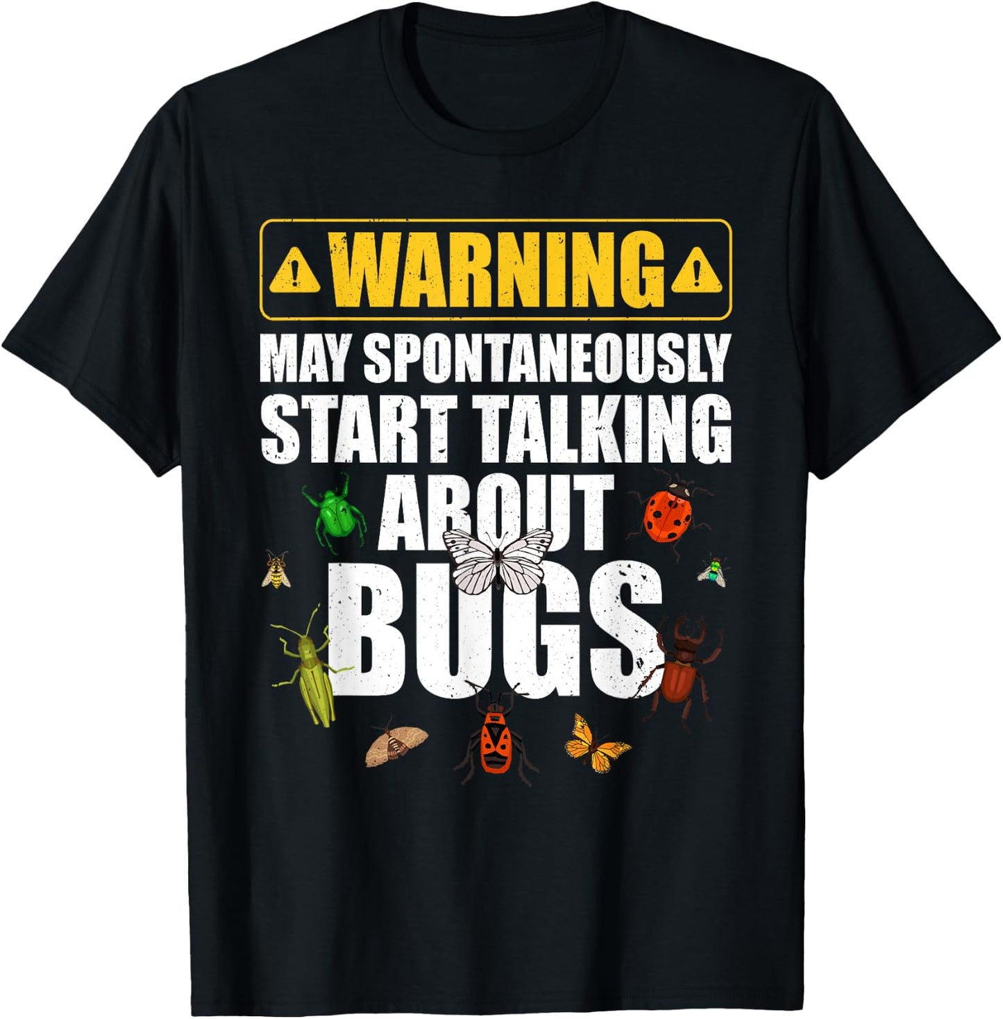 Cool Bug Women Insect Lady Bug Lover Moth Entomology T-Shirt - T-Shirt | Black