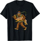 Brown Trout River Fishing Bigfoot Hunting Fishermen T-Shirt - T-Shirt | Black