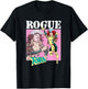 Marvel X-Men Rogue Character Spotlight Vintage Poster T-Shirt - T-Shirt | Black
