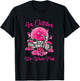 In October We Wear Pink Motorcycle Breast Cancer Bikers T-Shirt - T-Shirt | Black