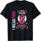 Pink Breast Cancer Sister Survivor Support Brother T-Shirt - T-Shirt | Black