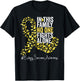 Ewings Sarcoma Awareness Month Yellow Ribbon T-Shirt - T-Shirt | Black
