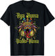 Aya Huma Festival Mask Spirit Head Two Faces Diablo Huma T-Shirt - T-Shirt | Black