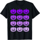 Halloween pumpkins, purple T-Shirt - T-Shirt | Black