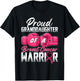 Proud Granddaughter Of A Breast Cancer Warrior Breast Cancer T-Shirt - T-Shirt | Black
