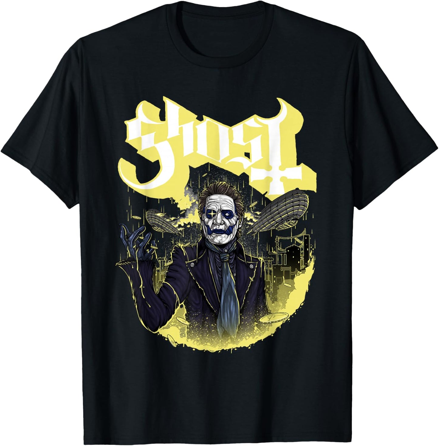 Ghost – Airship Firestorm T-Shirt - T-Shirt | Black