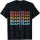 Vintage Retro Beam Team T-Shirt - T-Shirt | Black