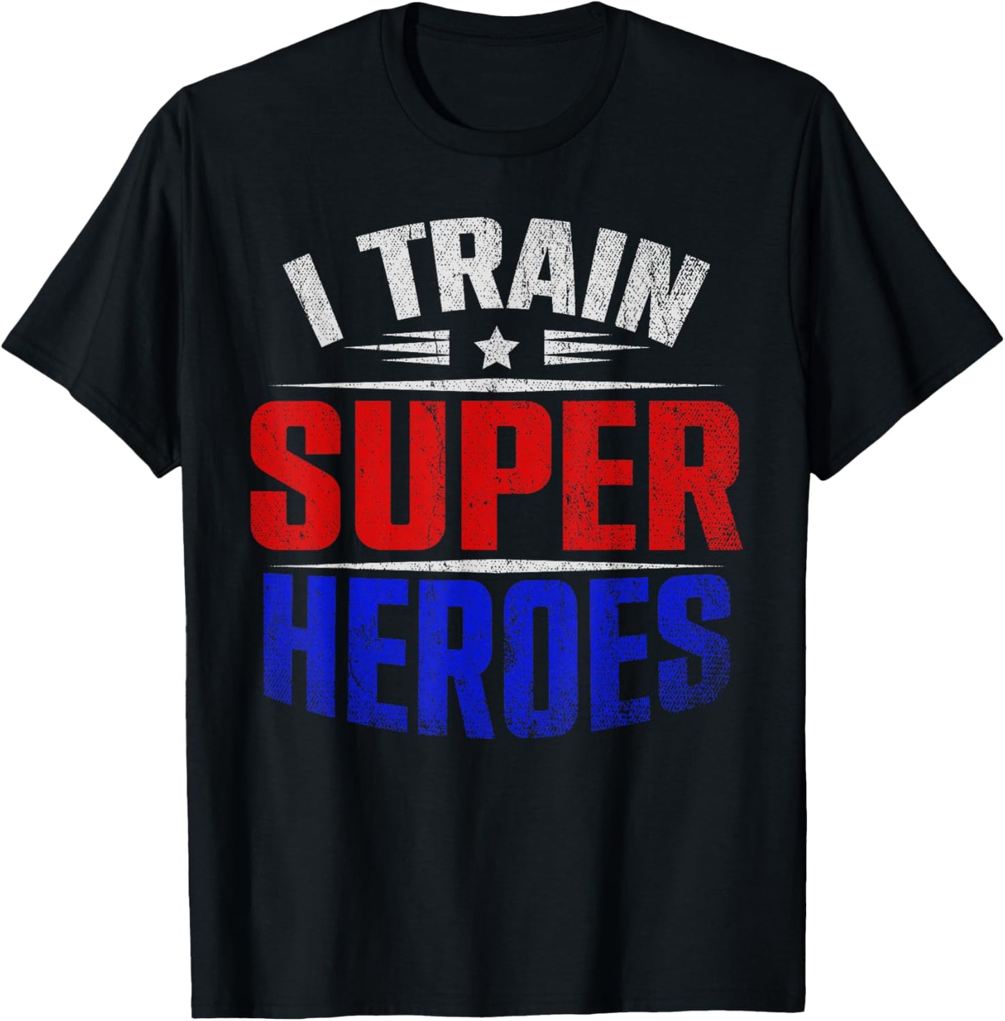 I Train Super Heroes Teacher Strength Training Fitness School Women T-Shirt - T-Shirt | Black