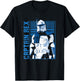 Star Wars: Ahsoka Captain Rex Vintage Rebel Fighter Poster T-Shirt - T-Shirt | Black