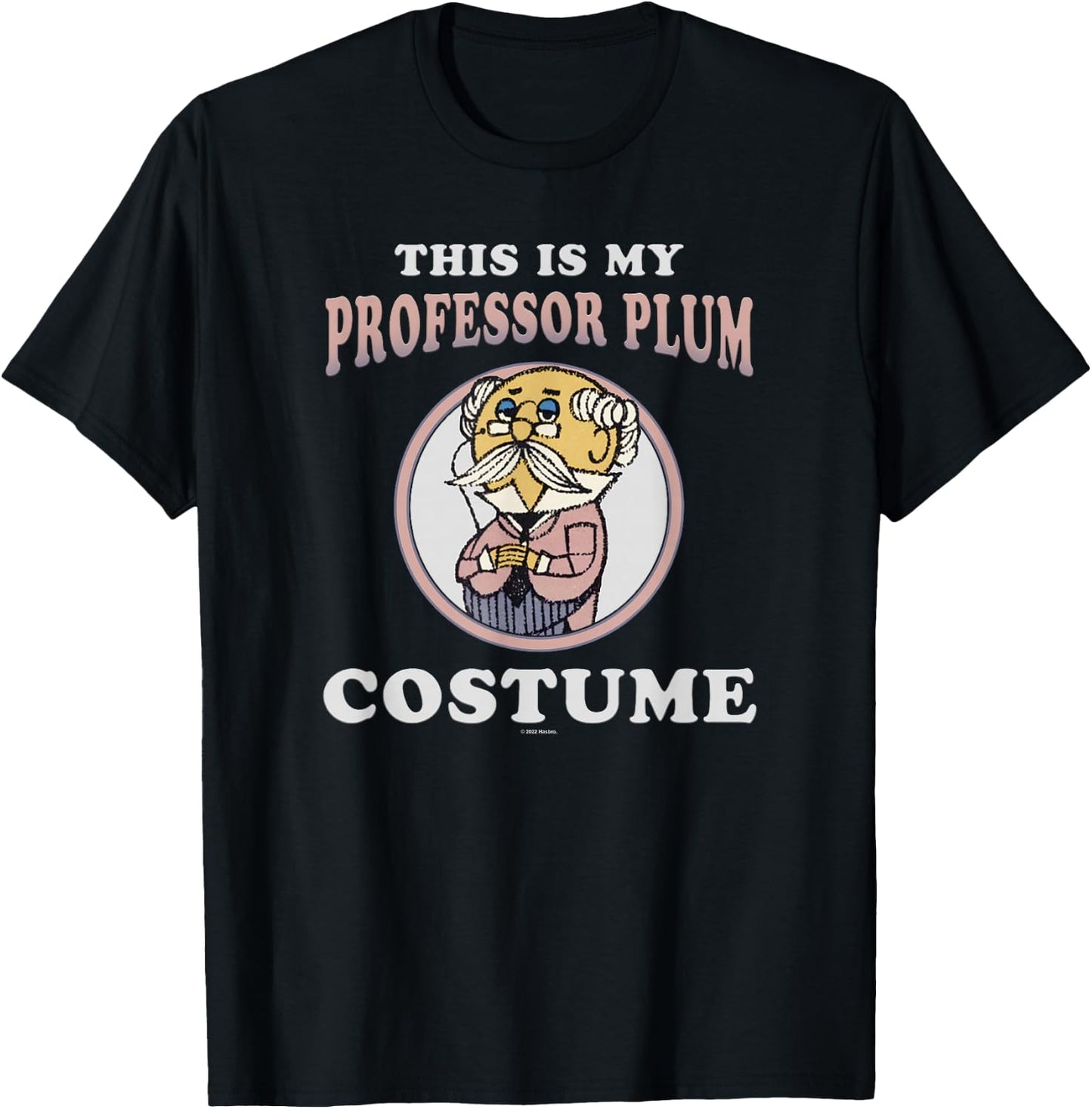 Clue This Is My Professor Plum Costume T-Shirt - T-Shirt | Black