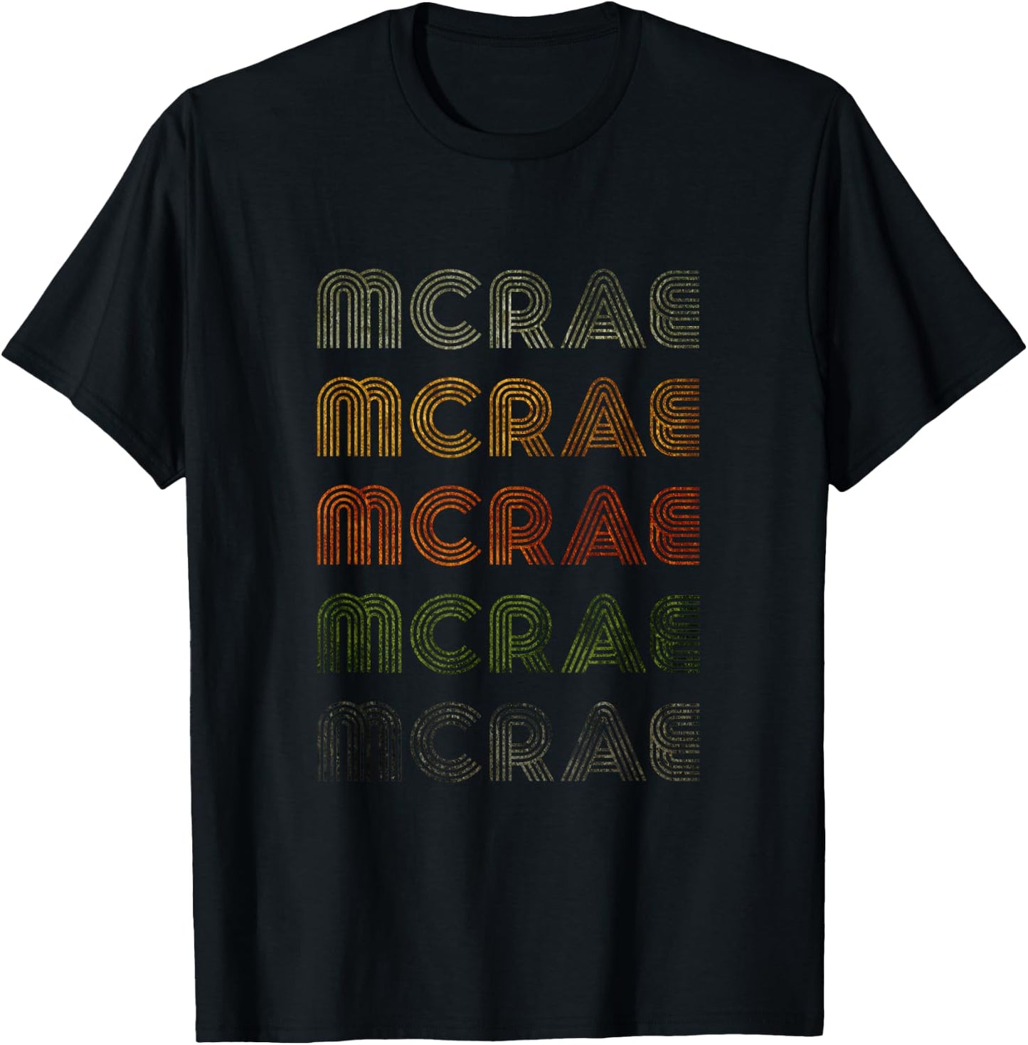 Love Heart Mcrae Grunge Vintage Style Black Mcrae T-Shirt - T-Shirt | Black