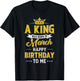 A King Was Born In March Happy Birthday To Me T-Shirt - T-Shirt | Black