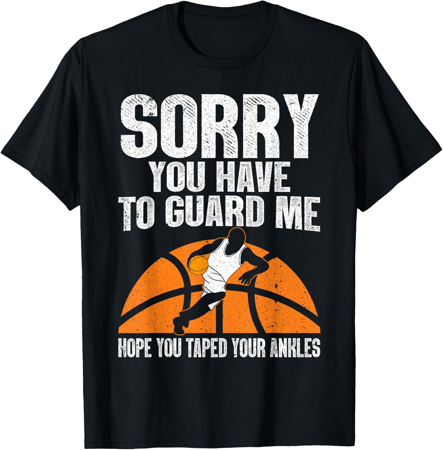 Funny Basketball Women Sports Game Basketball Player T-Shirt - T-Shirt | Black