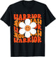 Leukemia Cancer Orange Ribbon Leukemia Cancer Warrior T-Shirt - T-Shirt | Black
